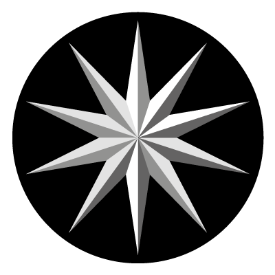 Ten Spoke Star Gobo