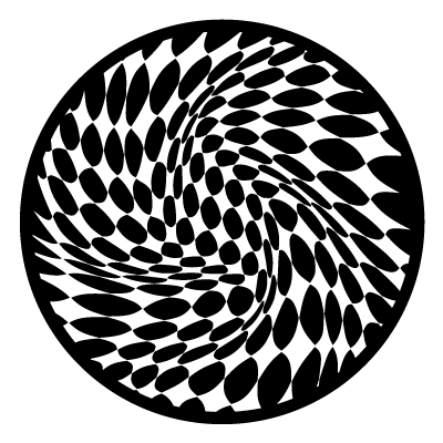 Seasick Gobo Pattern Gobos Projected Image