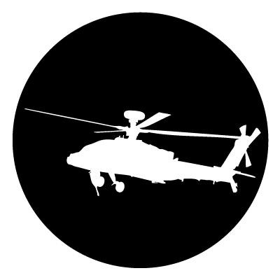 Military Helicopter 2 Gobo