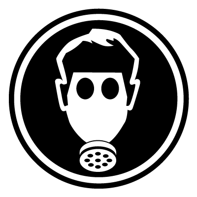 Respirators safety signage gobo.