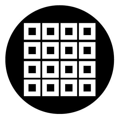 16 Squares Gobo