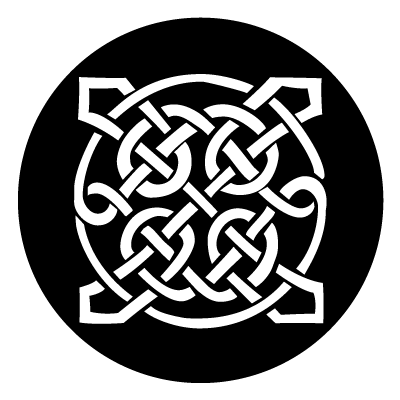 Celtic symbol gobo.