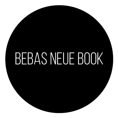 Bebas Neue Text Gobo