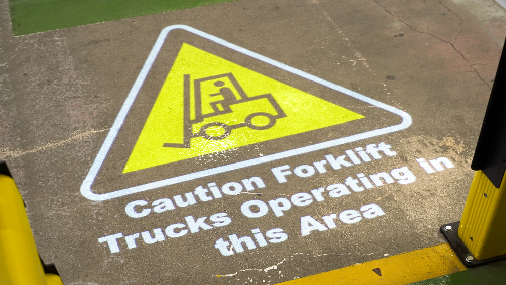 Projected Safety Signage Systems – Projected Image