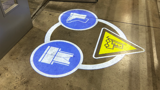 Projected Safety Signage Systems – Projected Image