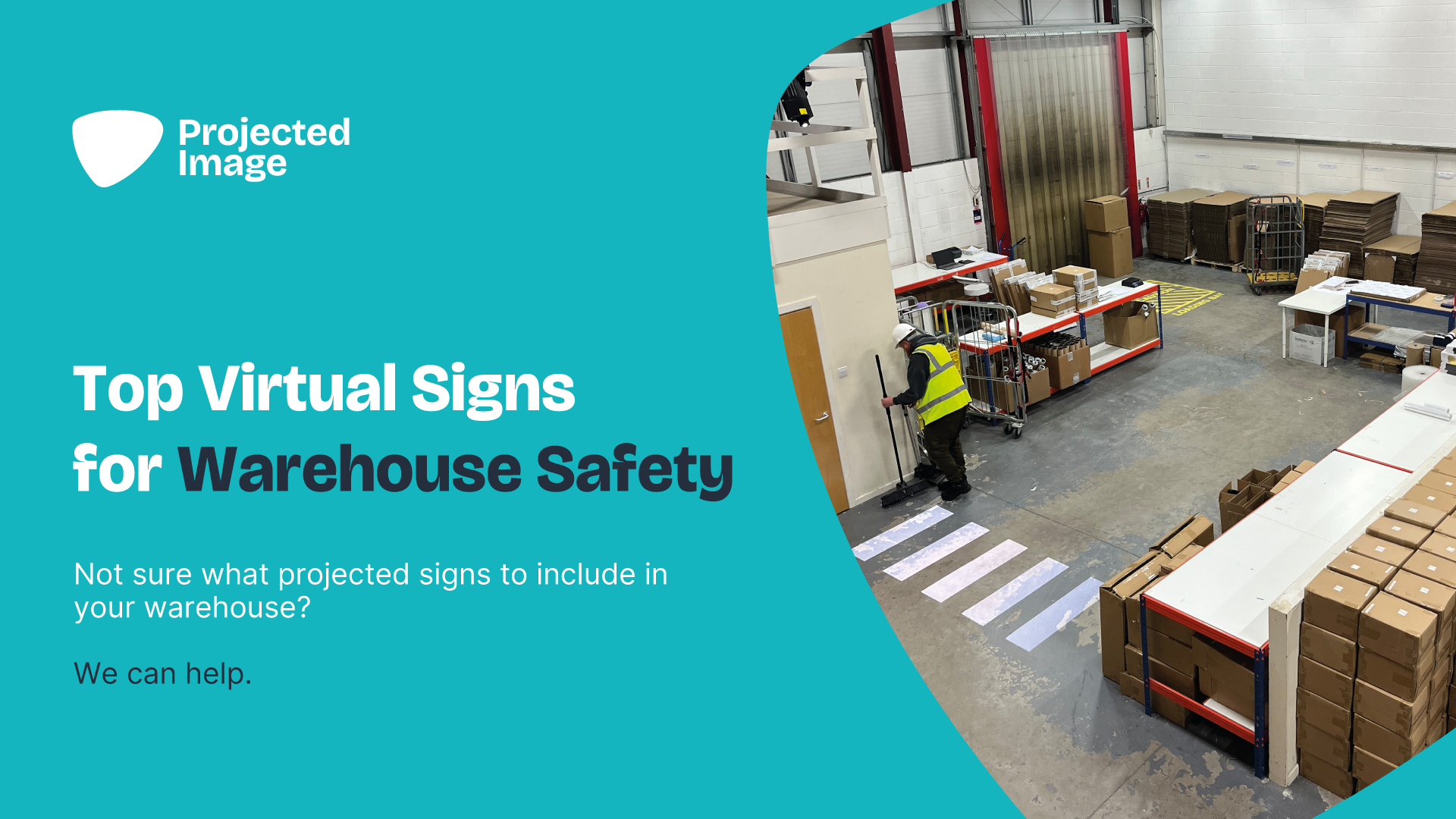 Top Virtual Signs for Warehouse Safety – Projected Image