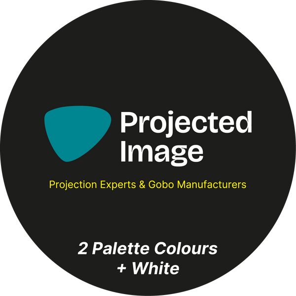 Two Colour Custom Glass Gobo