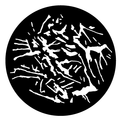 Messy splatter gobo.
