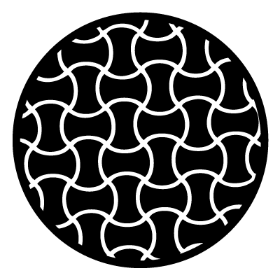 Wavy grid gobo.