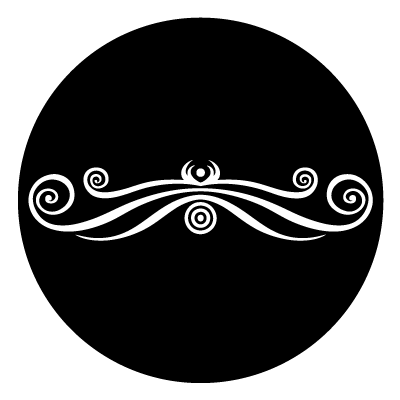 Curly swirl gobo.