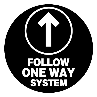One Way System | Safety Signage Gobos | Projected Image