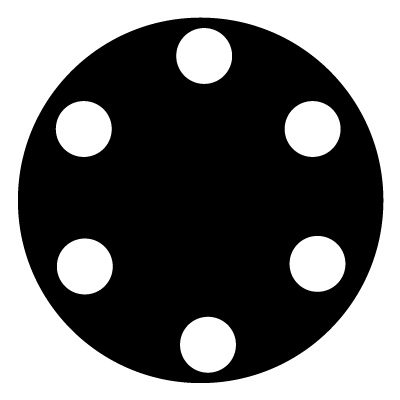 6 Circle Dots Gobo