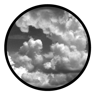 Cloudy sky gobo.
