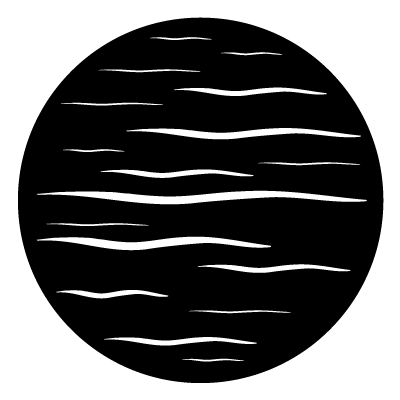 Illustrated water ripple gobo.